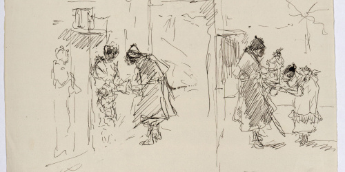 image for: Marià Fortuny - Grups de figures - Cap a 1870-1872