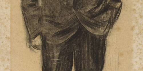 image for: Ramon Casas - Retrat de Jean-Antoine Injalbert - Cap a 1900