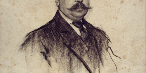 image for: Ramon Casas - Retrat d&#039;Amadeu Hurtado - 1909