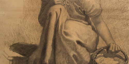 image for: Joan Llimona - Estudi per al quadre «La volada» - 1907