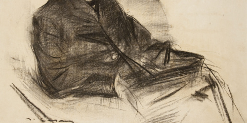 image for: Ramon Casas - Retrat d&#039;Àngel Guimerà - Cap a 1903