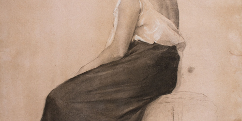 image for: Josep Llimona - Dona asseguda - 1900