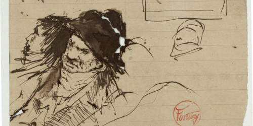 image for: Marià Fortuny - Estudi per al quadre «La vicaria» - Cap a 1868-1870