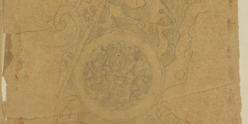 image for: Marià Fortuny - Calc d&#039;ornamentació d&#039;espasa d&#039;estil musulmà - Cap a 1867-1872
