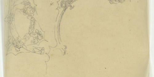 image for: Marià Fortuny - Calc d'una sanefa d'estil renaixentista - Cap a 1863-1872