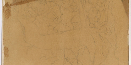 image for: Marià Fortuny - Calc d&#039;ornamentació d&#039;estil musulmà - Cap a 1867-1872