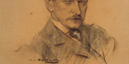 image for: Ramon Casas - Retrat d&#039;Enric Galwey - Cap a 1903-1904