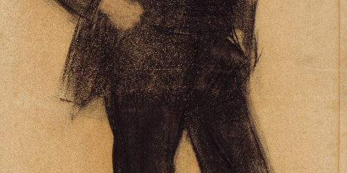image for: Ramon Casas - Retrat d&#039;Enric Granados - Cap a 1897-1899