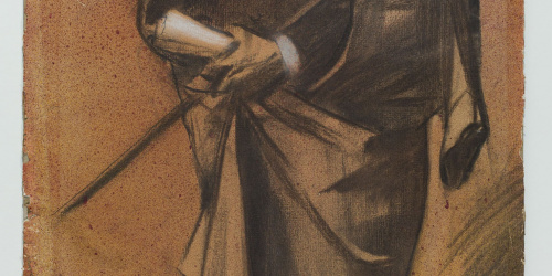 Ramon Casas - Retrat de Pompeu Gener i Babot, «Peius» - Cap a 1897-1899 image for: Ramon Casas - Retrat de Pompeu Gener i Babot, «Peius» - Cap a 1897-1899