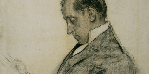 image for: Ramon Casas - Retrat de Miquel Utrillo - Cap a 1906-1907