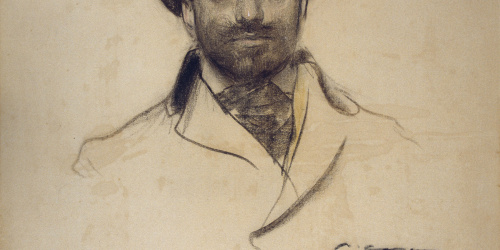 image for: Ramon Casas - Retrat de Josep Maria Sert - Cap a 1904