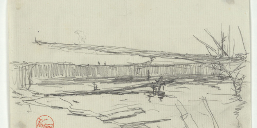 image for: Marià Fortuny - Esbós de paisatge - Cap a 1874
