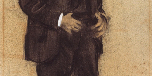 image for: Ramon Casas - Retrat de Manuel Cusí - Cap a 1897-1899