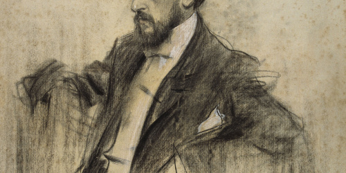 image for: Ramon Casas - Retrat de Rafael Domènech - 1904