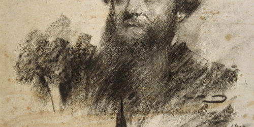 image for: Ramon Casas - Retrat de Charles Cottet - 1900