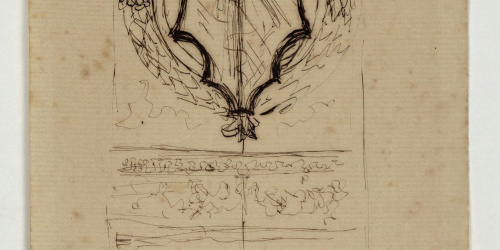 image for: Marià Fortuny - Motiu ornamental d&#039;estil renaixentista - Cap a 1863-1872