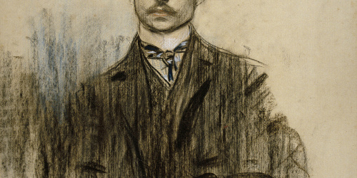image for: Ramon Casas - Retrat d&#039;Eduardo Chicharro - Cap a 1904-1905