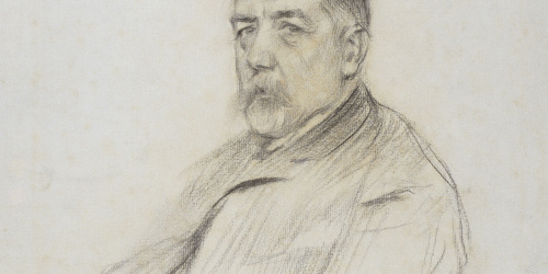 image for: Ramon Casas - Retrat de Josep Pin i Soler - Cap a 1903