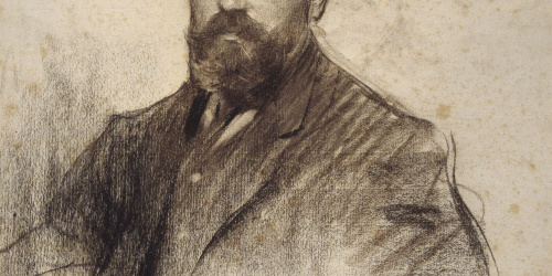image for: Ramon Casas - Retrat de Josep Pous i Pagès - Cap a 1905-1907