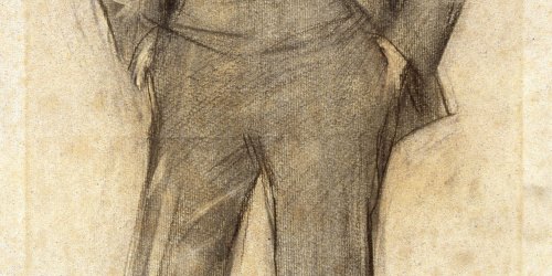 image for: Ramon Casas - Retrat d'Antoni Ribera - Cap a 1897-1899