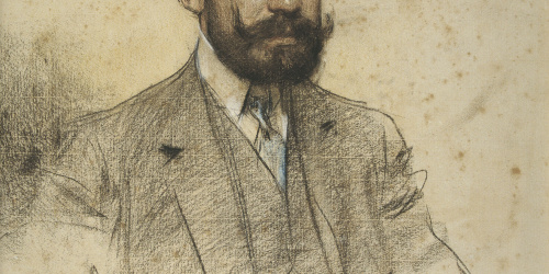 image for: Ramon Casas - Retrat de Pere Rahola - Cap a 1906-1908