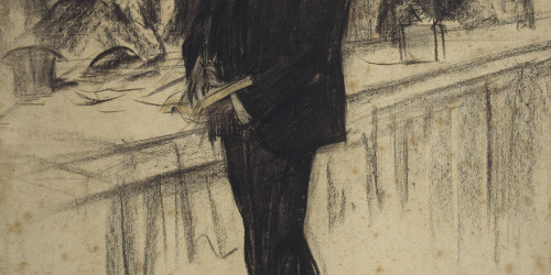 image for: Ramon Casas - Retrat d'Agustí Querol - 1900