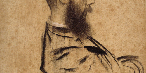 image for: Ramon Casas - Retrat de Raymond Foulché-Delbosc - Cap a 1901