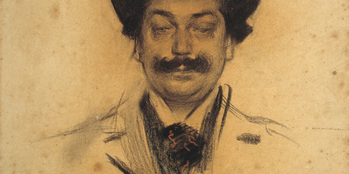 image for: Ramon Casas - Retrat de Manuel Feliu de Lemus - Cap a 1902-1903