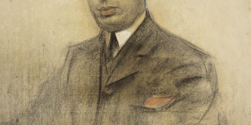 image for: Ramon Casas - Retrat d&#039;Anselmo Fernández - Cap a 1905