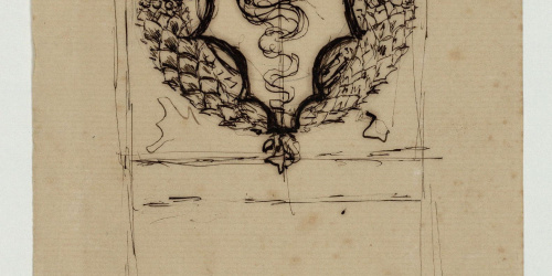 image for: Marià Fortuny - Motiu ornamental d&#039;estil renaixentista - Cap a 1863-1872