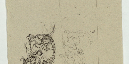 image for: Marià Fortuny - Motiu ornamental - Cap a 1863-1870
