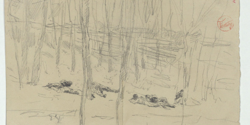 image for: Marià Fortuny - Figures al bosc - Cap a 1863-1872