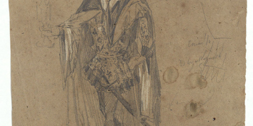 image for: Marià Fortuny - Còpia d&#039;un rei o sant medieval - Cap a 1867-1872