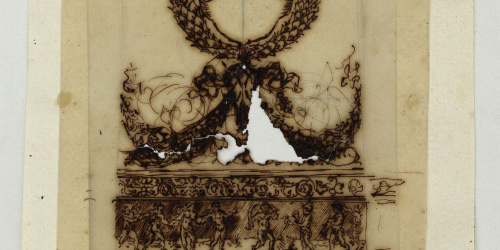 image for: Marià Fortuny - Calc de fulla d&#039;espasa d&#039;estil renaixentista - Cap a 1867-1872