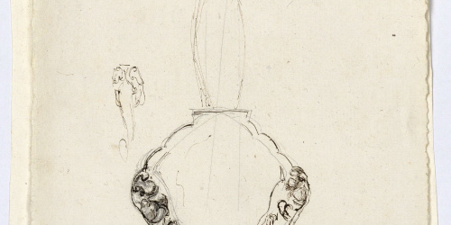 image for: Marià Fortuny - Pom i guarnició d&#039;una espasa d&#039;estil musulmà - Cap a 1870-1872