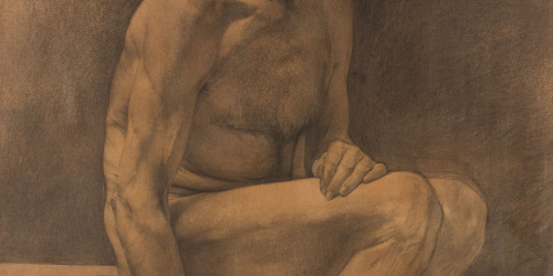 image for: Miquel Blay - Estudi per a l&#039;escultura «Els primers freds» - 1892