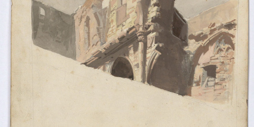 image for: Marià Fortuny - Ruïnes d&#039;un edifici gòtic. Església del Carme - Cap a 1856-1858