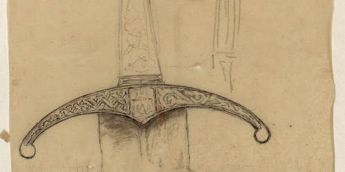 image for: Marià Fortuny - Espasa d&#039;estil musulmà - Cap a 1867-1872