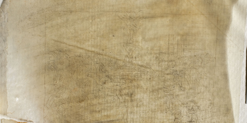 image for: Marià Fortuny - Calc d&#039;una composició centrada per Cupido - Cap a 1863-1872