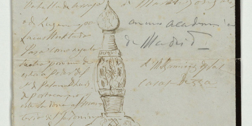 image for: Marià Fortuny - Pom i guarnició d&#039;espasa d&#039;estil musulmà - Cap a 1863-1868