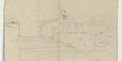 image for: Marià Fortuny - Paisatge urbà - Cap a 1867-1872