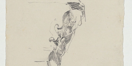 image for: Marià Fortuny - Perfil d&#039;un capitell d&#039;estil musulmà - Cap a 1860-1862