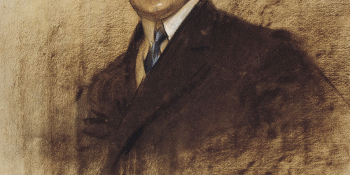 image for: Ramon Casas - Retrat d&#039;Enric Borràs - Cap a 1904-1905