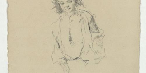 image for: Marià Fortuny - Jove marroquí - Cap a 1860-1862
