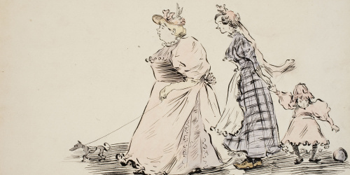 image for: Ricard Canals - De passeig - Cap a 1896