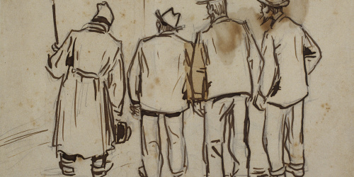 image for: Ramon Casas - El sereno, Ramon Casas, Raimon Casellas i Santiago Rusiñol - 1892