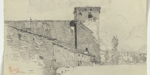 image for: Marià Fortuny - Església de Sant Joan a Miranda de l&#039;Ebre - Cap a 1867