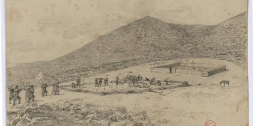 image for: Marià Fortuny - El cementiri cristià de Tetuan - Cap a 1860-1862