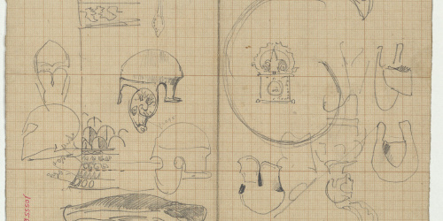 image for: Marià Fortuny - Cascs de guerrers i altres objectes - Cap a 1867-1872