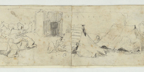image for: Marià Fortuny - Campament marroquí - Cap a 1860-1862